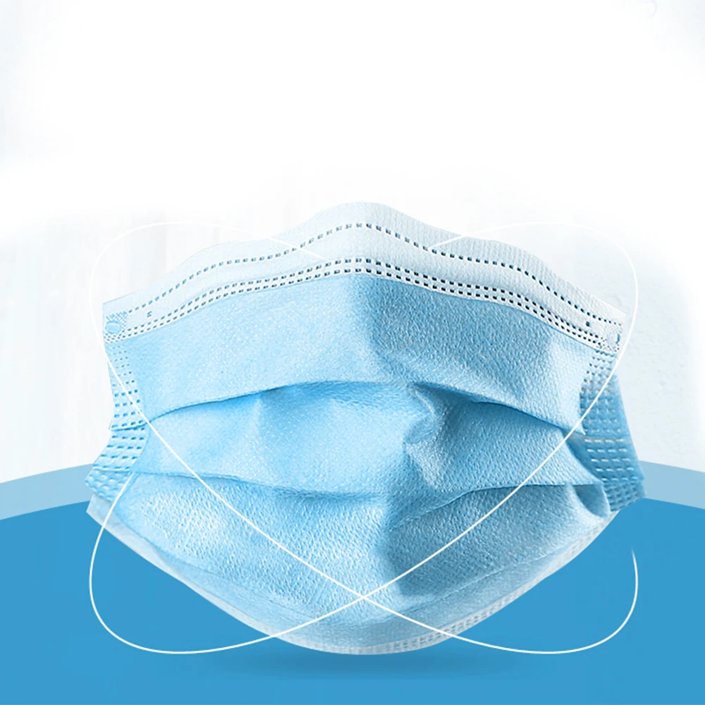 Пылезащитная одноразовая Ушная петля маски со ртом для лица Защитная крышка