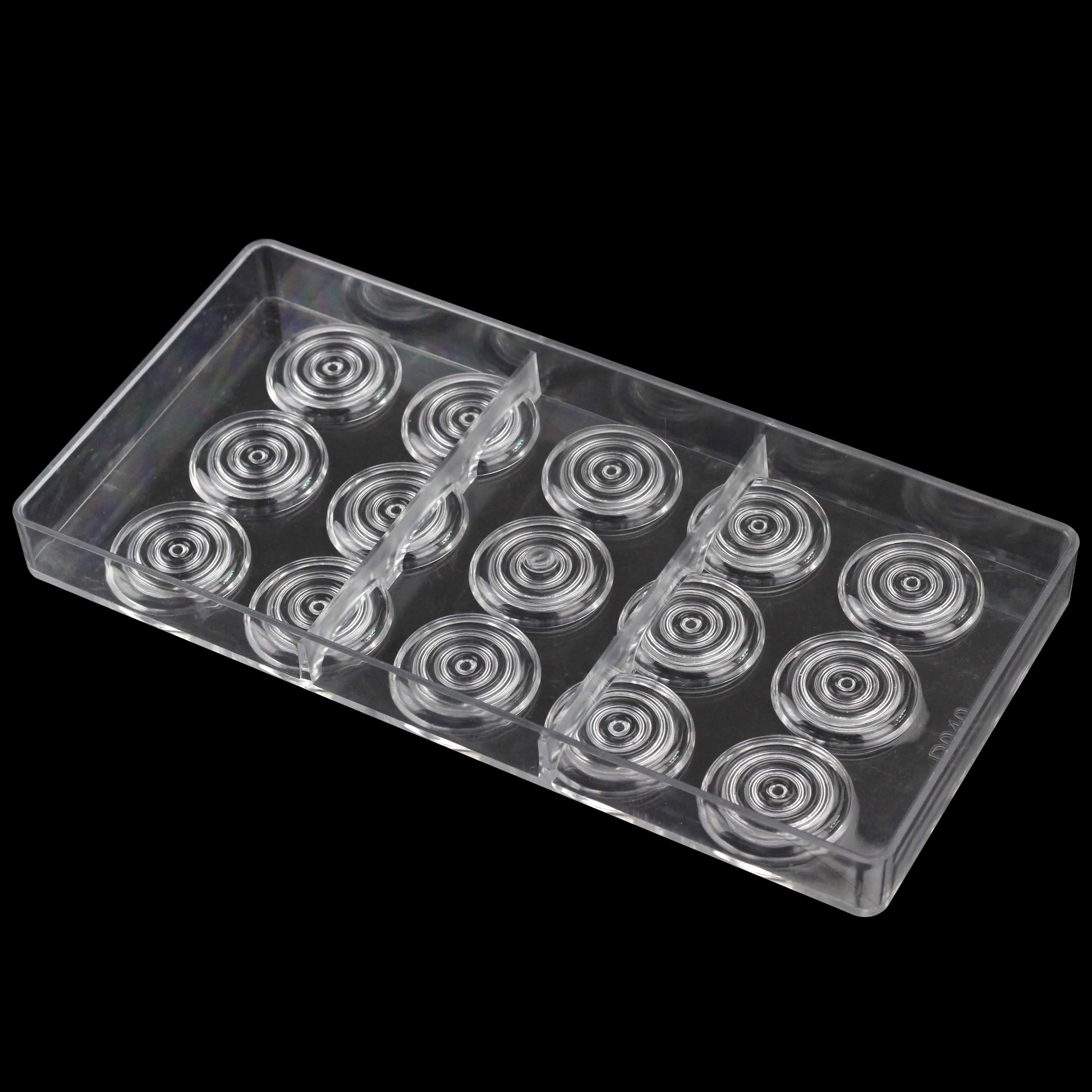 Форма для шоколада из поликарбоната в форме спирали 15 ячеек | Дом и сад