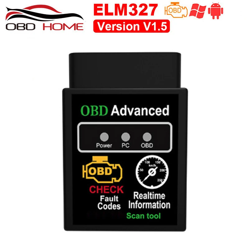 Автомобильные аксессуары OBD2 ELM327 V2.1 V1.5 автомобильный диагностический инструмент