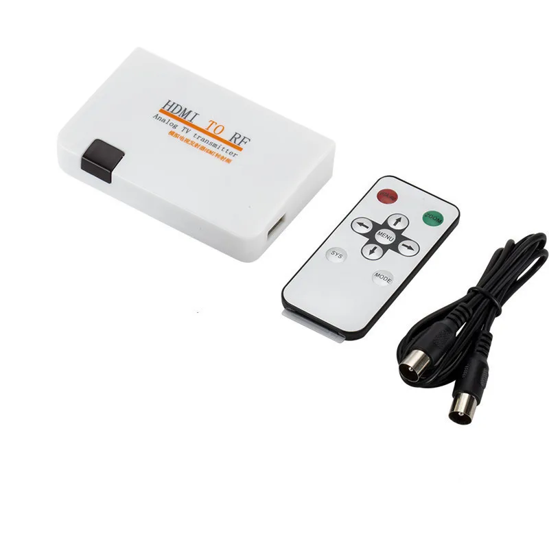 

HDMI-совместимый к RF коаксиальный преобразователь адаптер цифровой сигнал к RF аналоговый сигнал для Blu-Ray игровой приставки