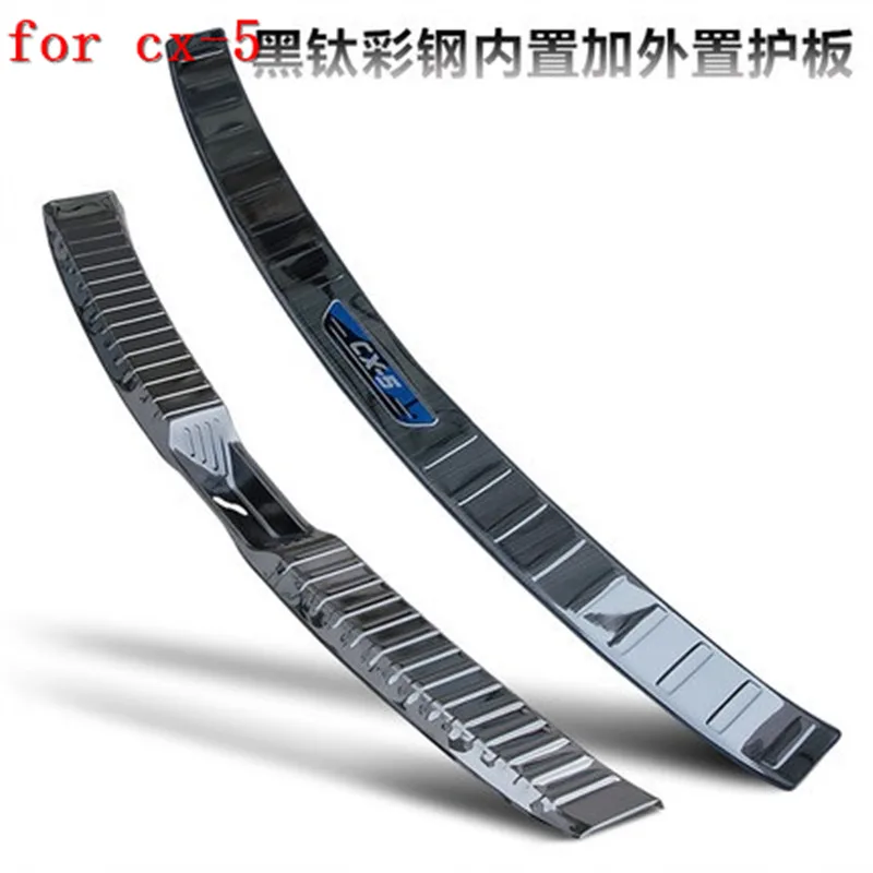 Защитная накладка на задний бампер из нержавеющей стали для Mazda CX-5 cx5 2017-2020 |