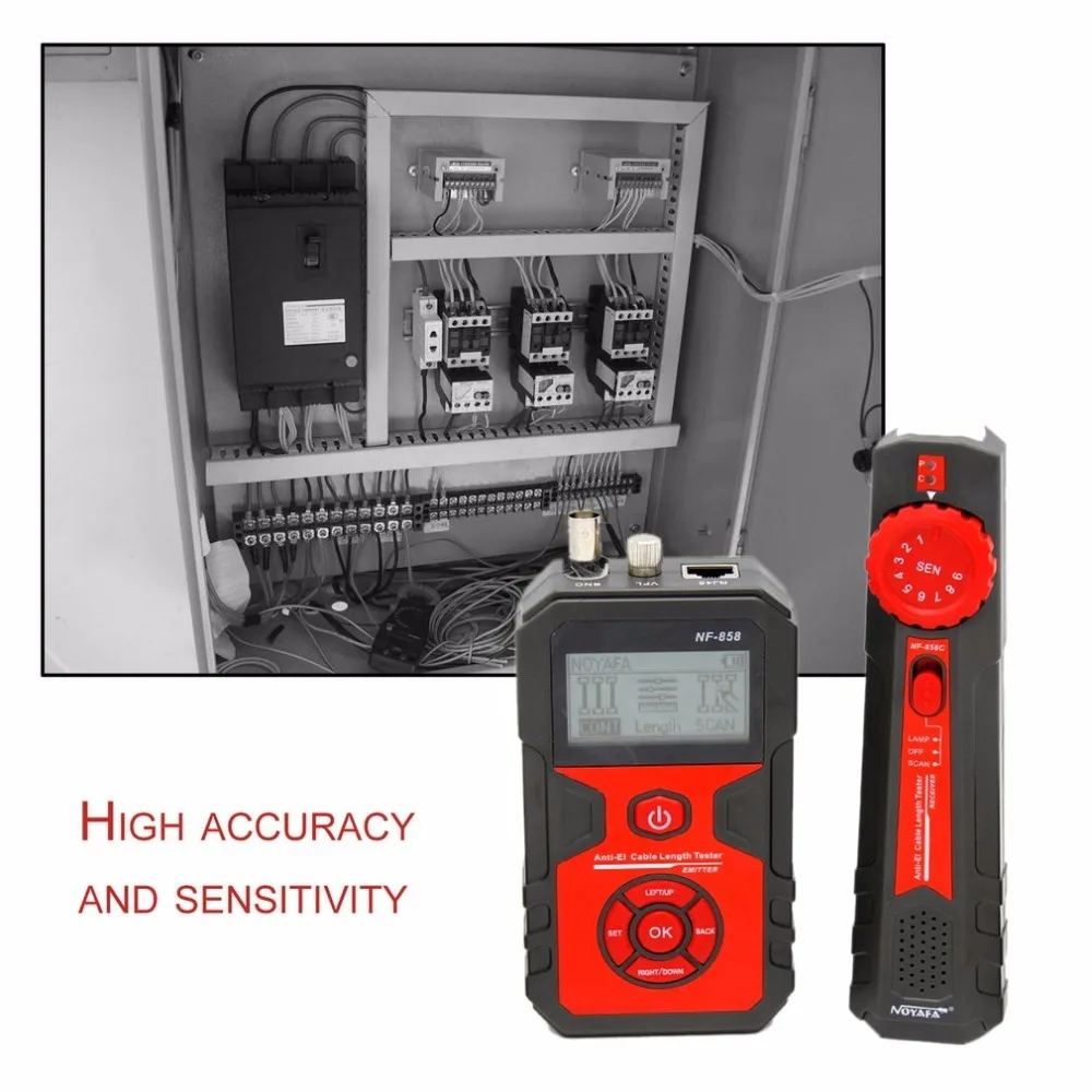 Устройство для обнаружения сетевых кабелей Noyafa портативный прибор проводов