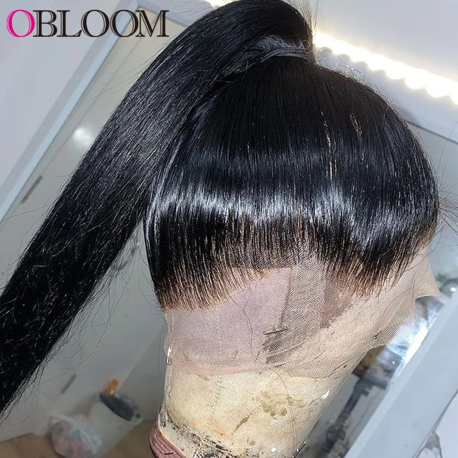 Glueless Full Lace Wig 360 Lace Frontal Wig Straight 13*4 Lace Front Human Hair Wigs Pre plucked Bleached Knots Wigs for Women