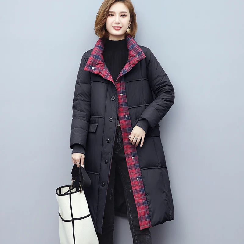 

Wear Long Coats For Women Winter Coat Warm Korean 2021 Women's Plus Size Winter Jacket S-4XL Women's Duck Down Jacket