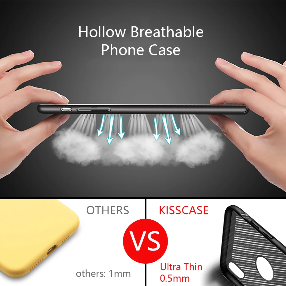 KISSCASE Ultra Thin Phone Case For Huawei P30 P20 Pro P10 P8 P9 Plus Mate 10 20 Lite Heat dissipation Cases Honor 8 9 Covers |