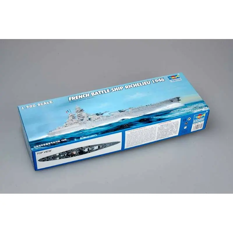 Трубач 05751 1/700 Французский линкор Richelieu (1946) - Набор масштабной модели