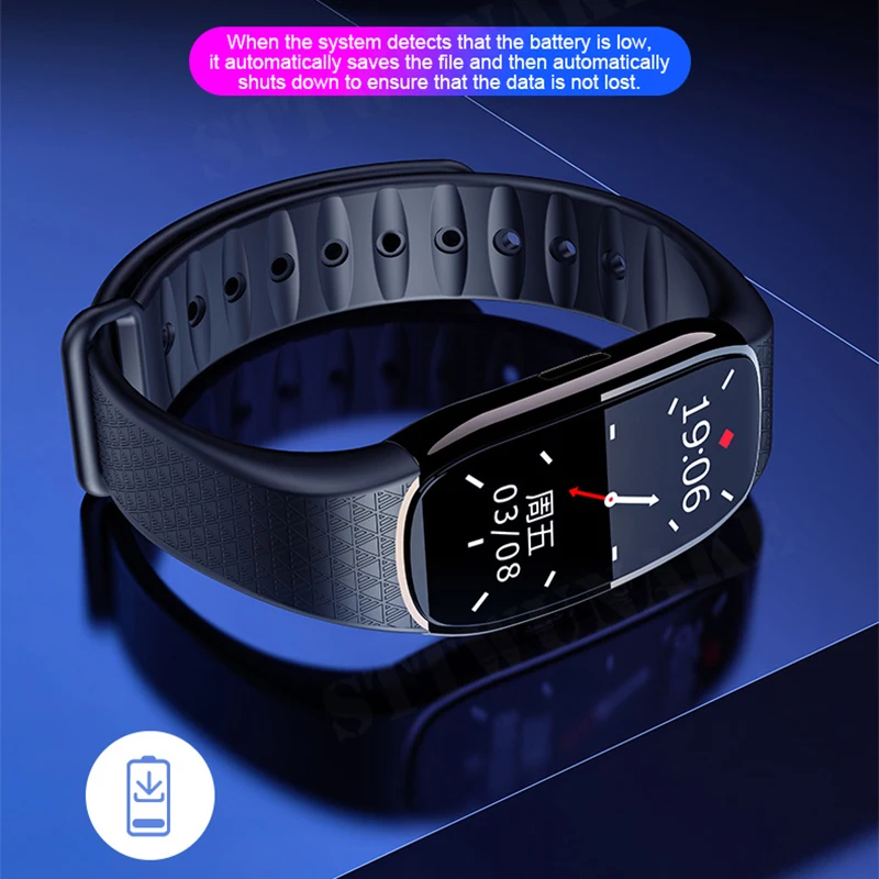 

STTWUNAKE voice recorder mini recording dictaphone micro audio sound record digital flash drive secret watch