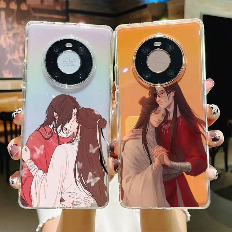 

Aesthetic Chinese style Tian Guan Ci Fu Phone Case For Huawei P20 30 pro lite Psmart 2019 Y5 6 7 Honor 8 10 i lite Mate 20lite