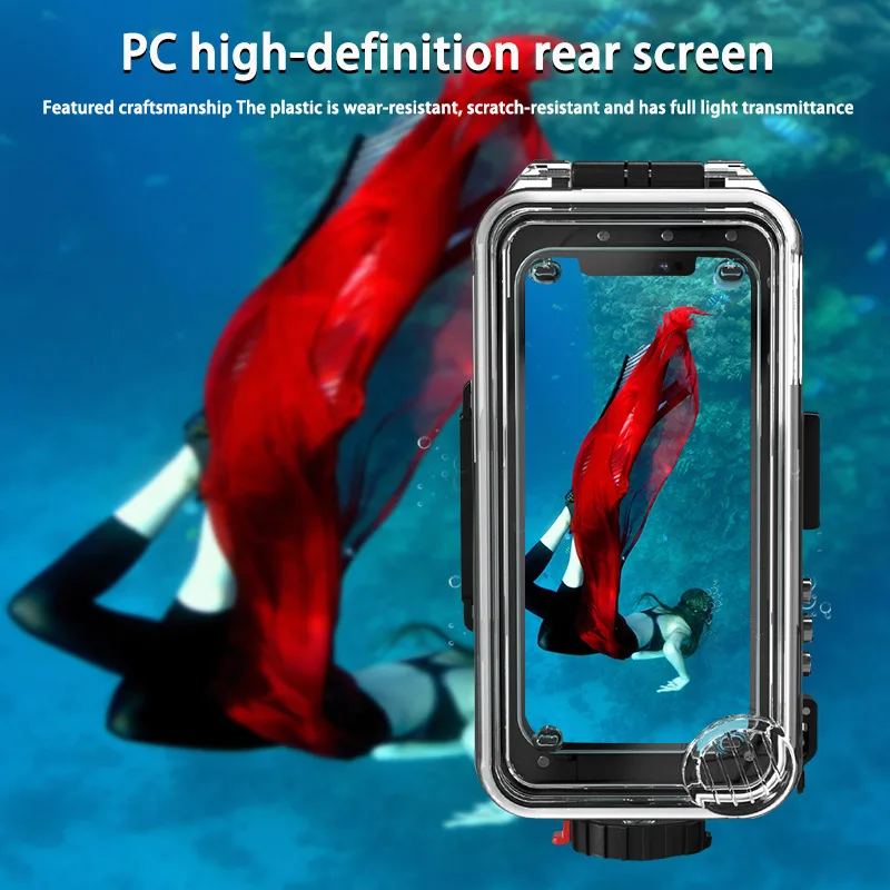 seafrogs universal bluetooth cell phone housing case box underwater 40m photography for iphone huawei samsung xiaomi smartphone free global shipping