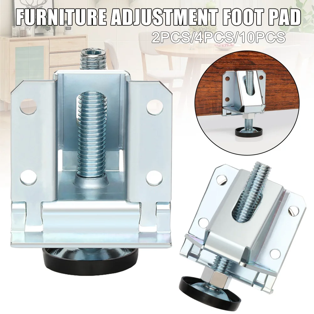 

2/4/10pcs Leveler Heavy Duty Small Feet for Table Shelf Units Easy Adjustment Strong Load-bearing xqmg Furniture Cups Hardware
