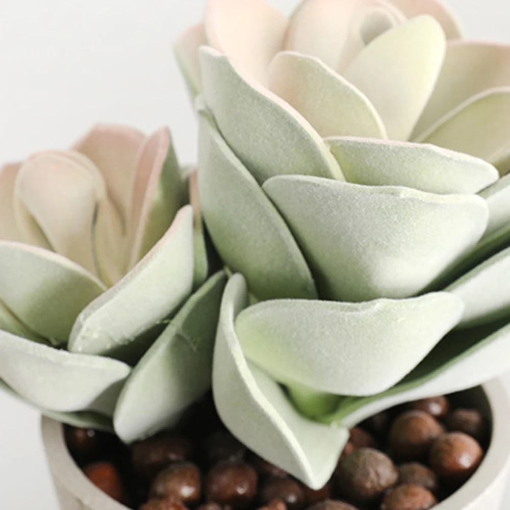 Домашнее моделирование суккулент украшения стен поддельные цветочные горшки