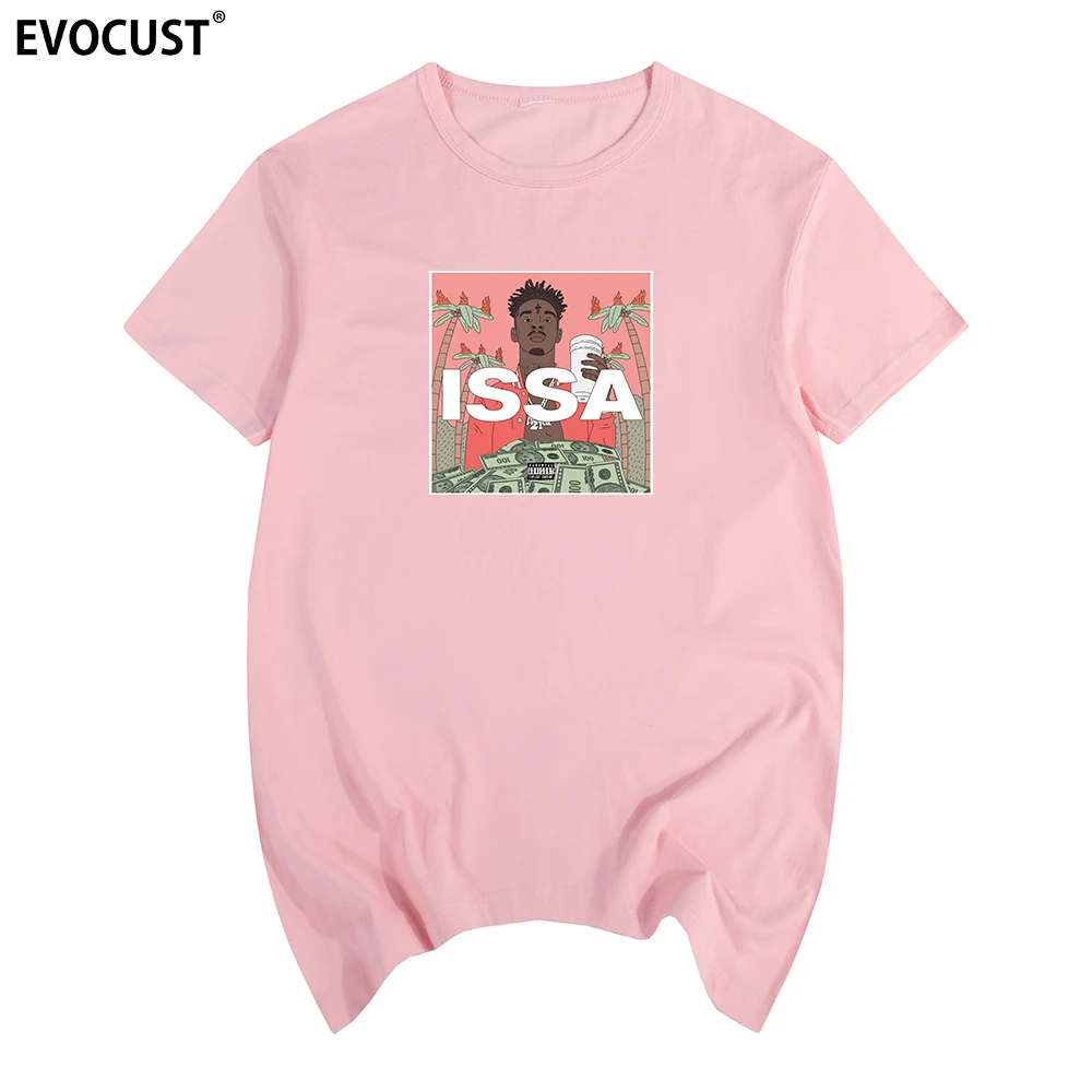 21 Savage Issa в стиле хип-хоп с изображением Тупака Амару Шакура 2Pac рэп футболки хлопок