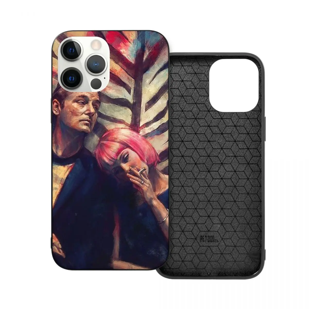 

Distorted Lost In Translation PC Glass TPU Phone Case for iPhone 13 12 11 Xs Xr X Pro Max Mini 7 8 Se2 Plus 6 6S