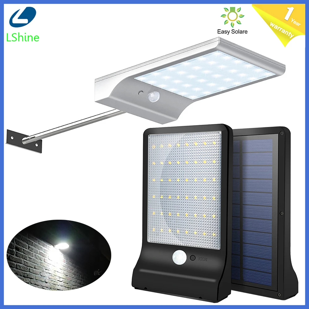 36LED индукции настенный светильник 4 Вт 450Lm трех режимов движения датчик для ограды