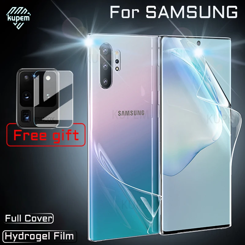 Гидрогелевая пленка для Samsung Galaxy A51 S20 S10 Note 10 Plus S 8 9 20 Ultra Screen Protector S8 S9 S10E A 51 case E Not