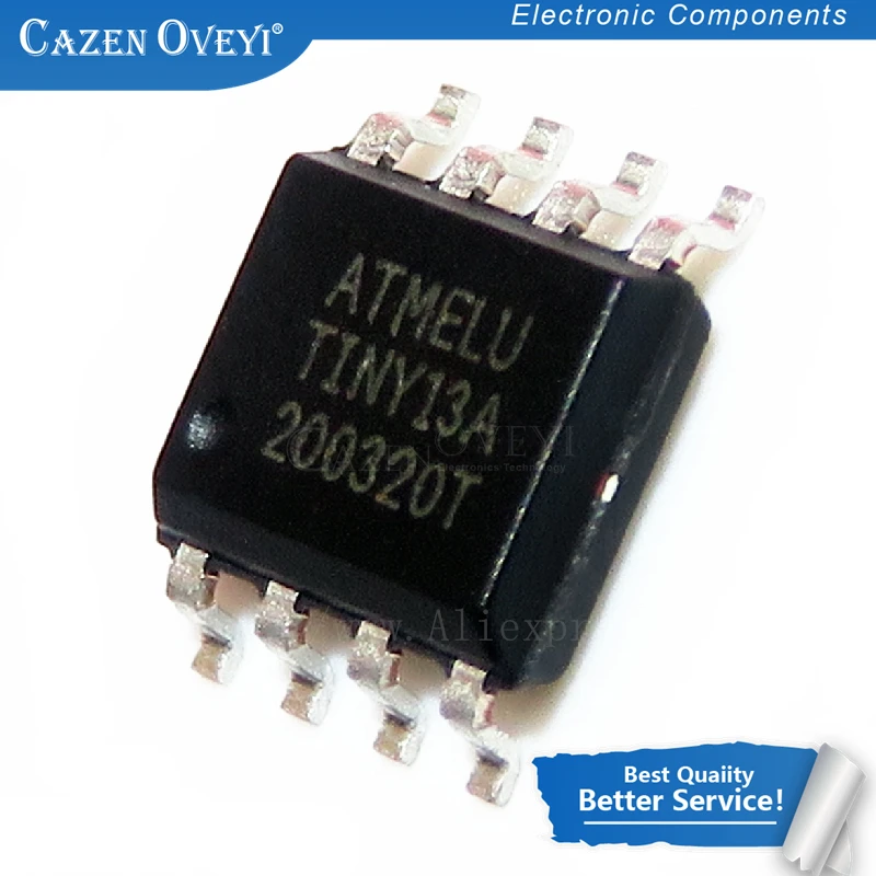 

5pcs/lot ATTINY13 ATTINY13A TINY13A MCU AVR 1K FLASH 20MHZ IC ATTINY13A-SSU SOP-8 In Stock