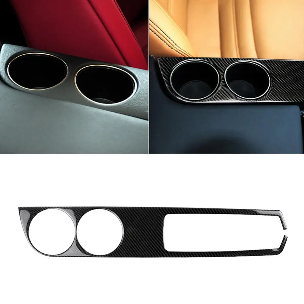 

Carbon Fiber Car Right Drive Water Cup Panel Storage Box Sticker for Lexus IS250 Car Accessories