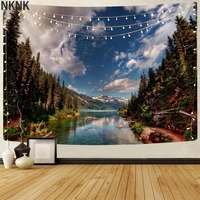 nknk brand beautiful tapiz natural wall tapestry scenery rug wall trees home tapestrys wall hanging boho decor hippie printed