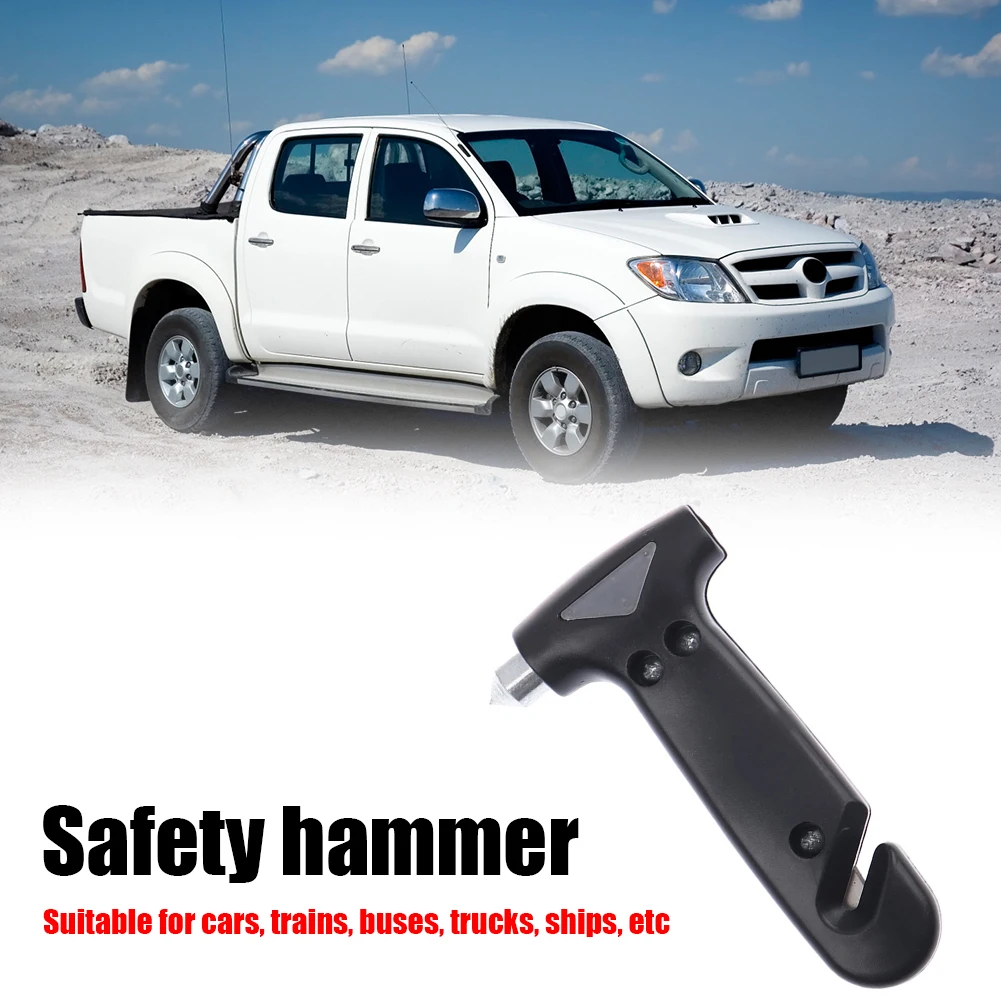 

Portable Car Mini Safety Hammer Emergency Glass Window Breaker Seatbelt Cutter Life-Saving Survival Escape Tool