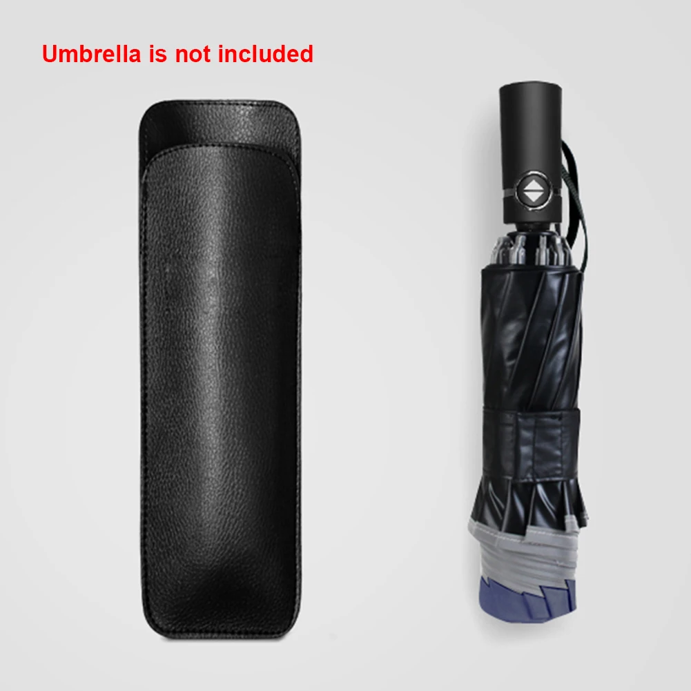 Durable Water Absorbing Folding Multipurpose Organizer Storage Pocket Portable PU Leather Travel Case Compact Umbrella Cover | Дом и сад