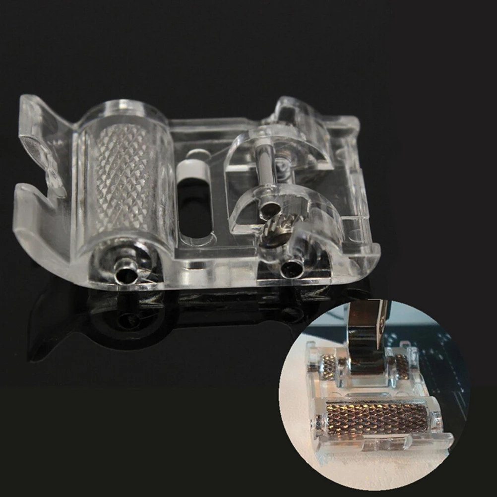 

1Pcs Press Foot Presser Leather Roller Foot Household Sew Machine Accessories Sewing Machine Parts