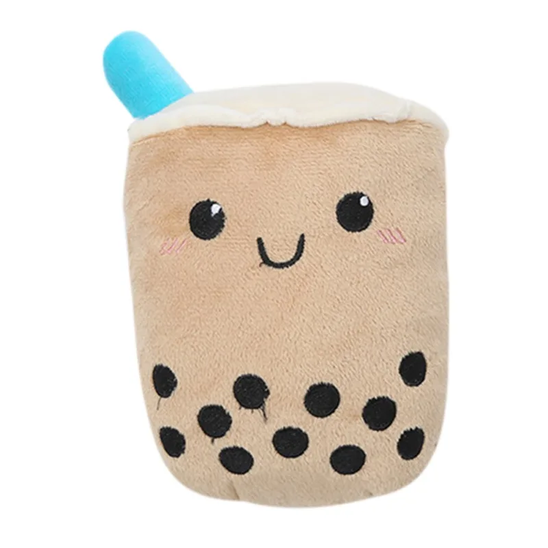 Плюшевые игрушки для питомцев жилет с мультипликационным принтом молоко Чай