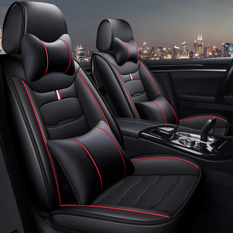 Чехлы для сидений автомобиля из искусственной кожи с полным покрытием Audi a1 a3 a4 audi