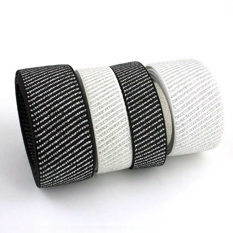 Ремень резиновый прочный для брюк и юбки модный аксессуар одежды чёрный золотой