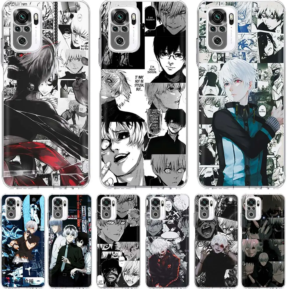 

Tokyo Ghoul Trendy Anime Phone Case Funda For Xiaomi Redmi Note 10 Pro 10S 9S 9 8 Pro 8T 8A 9A 9C 7 7A 6 6A K20 K30 Cover Coque