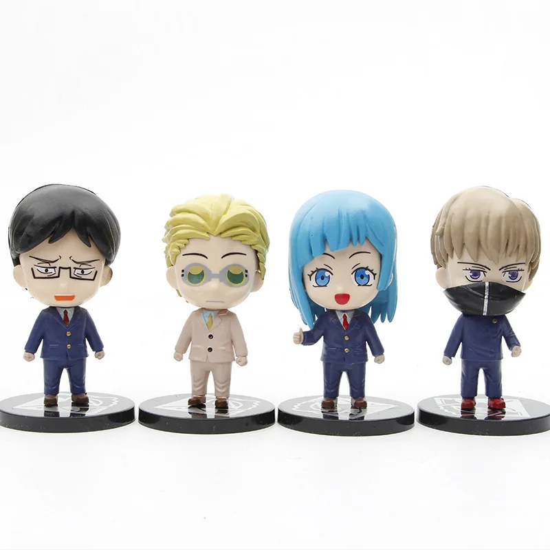 

7pcs/set Cute Jujutsu Kaisen Japan Anime PVC Figure Toy Kawaii Gojo Satoru Itadori Yuji Kugisaki Nobara Doll Room Decor Boy Gift