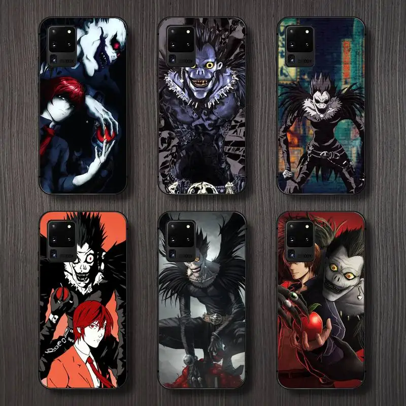 

Death note Horror Anime Phone Case For Samsung galaxy A S note 10 12 20 32 40 50 51 52 70 71 72 21 fe s ultra plus