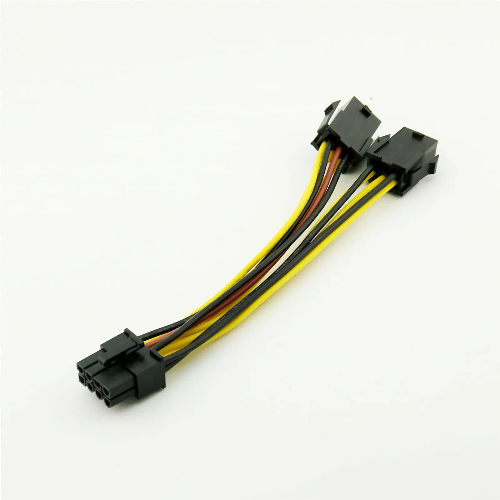 1x PCI-E 8 Pin на 2xPCIe 6 видеокарта питания PCI Express Y разветвитель соединительный кабель 15