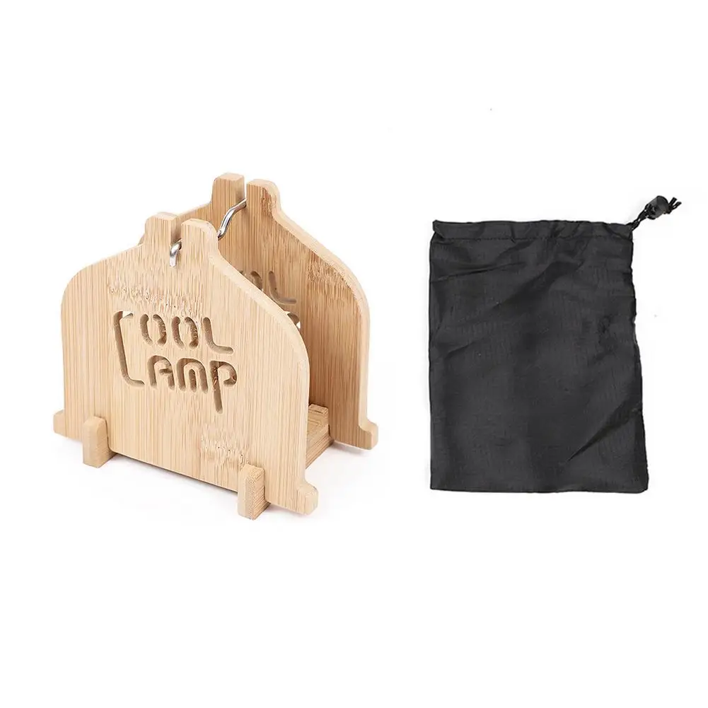 

Бамбуковая деревянная спираль для насекомых, съемный держатель для ладана, портативный держатель для спирали от комаров для пикника, рыбал...