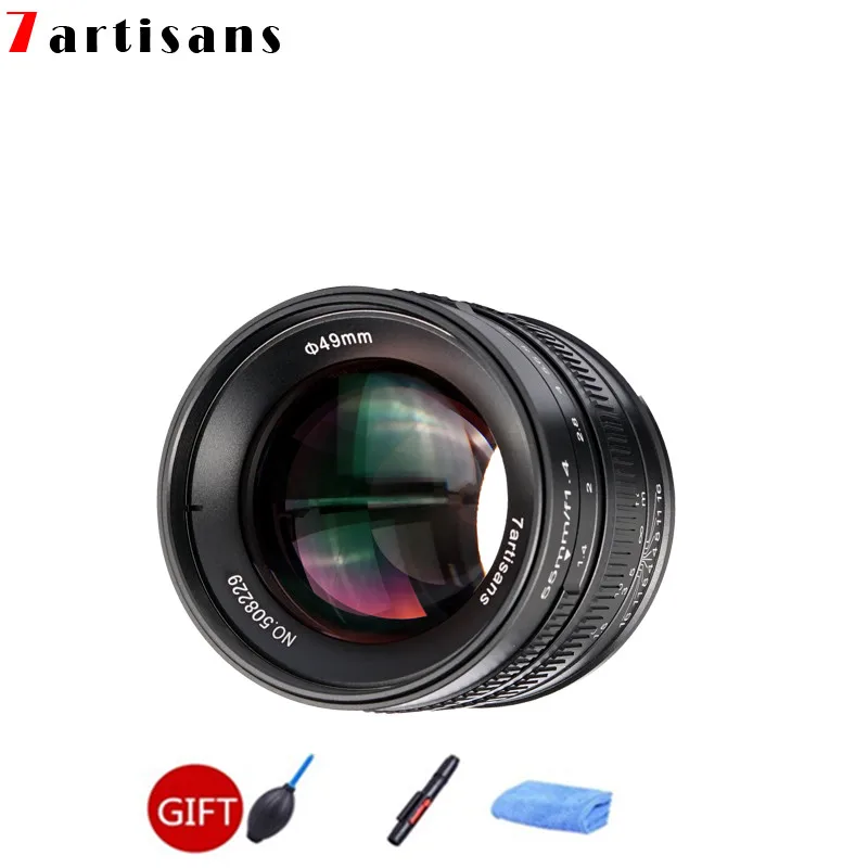7artisans 55mm F1.4 Large Aperture Portrait Manual Focus Micro Camera Lens Fit...