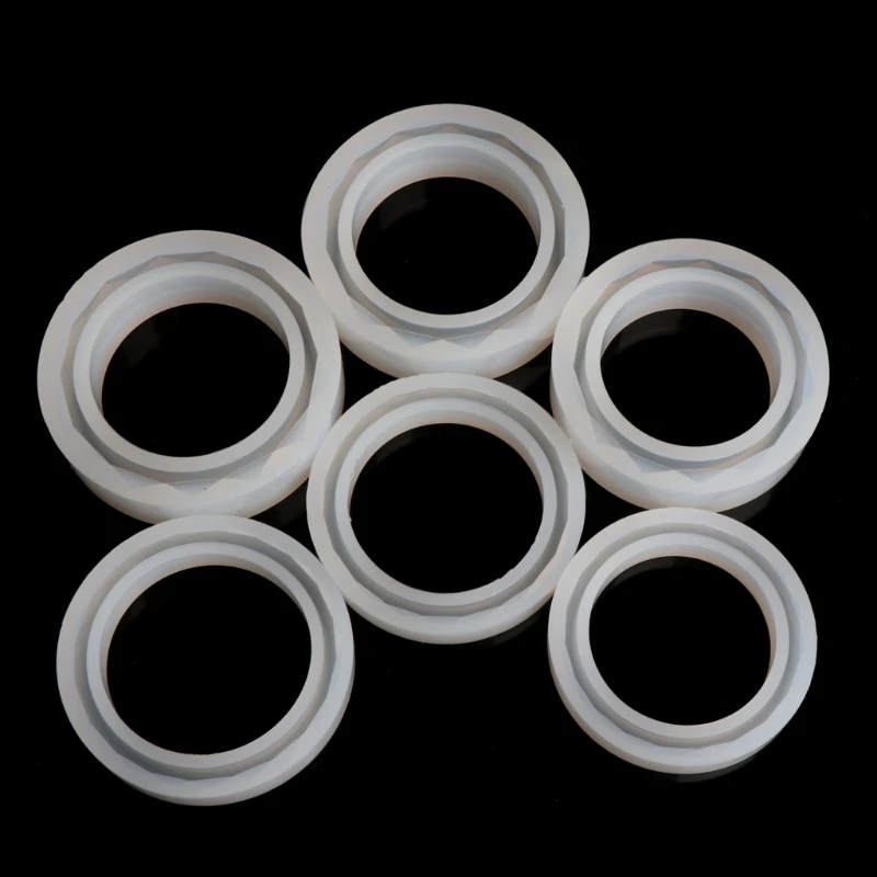 Круглая силиконовая форма JAVRICK браслет из смолы для самостоятельного