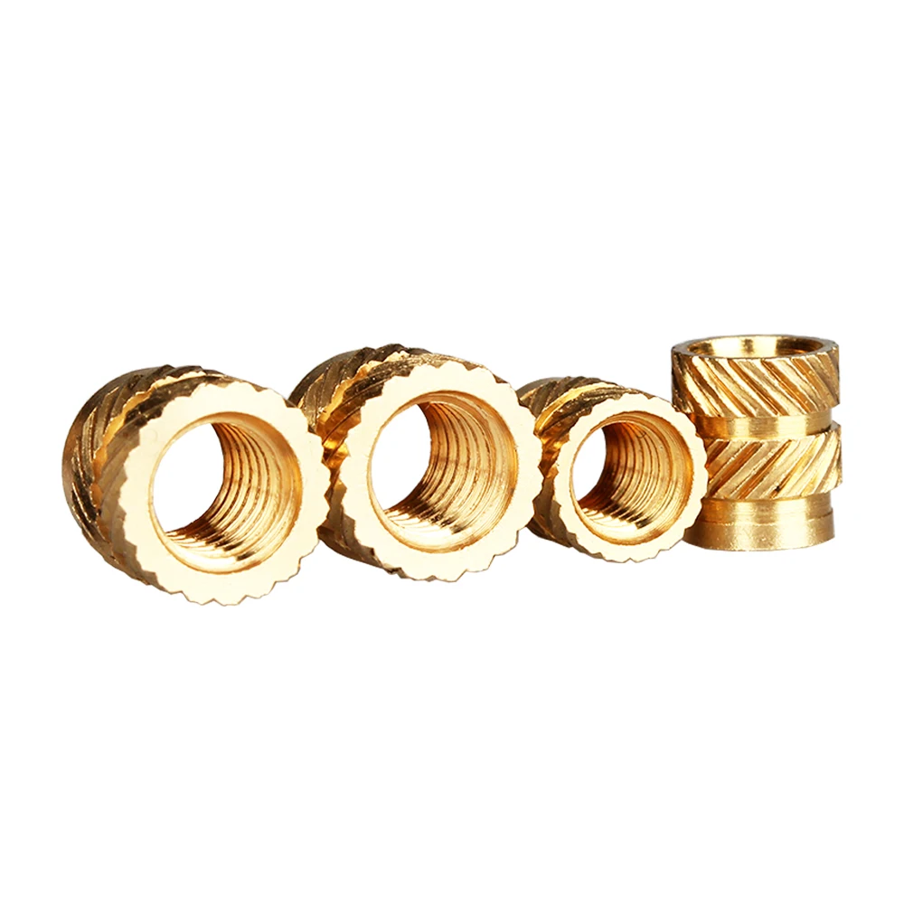 M2 M3 100 шт. вставки накатанные гайки латунные термоплавкие вставные