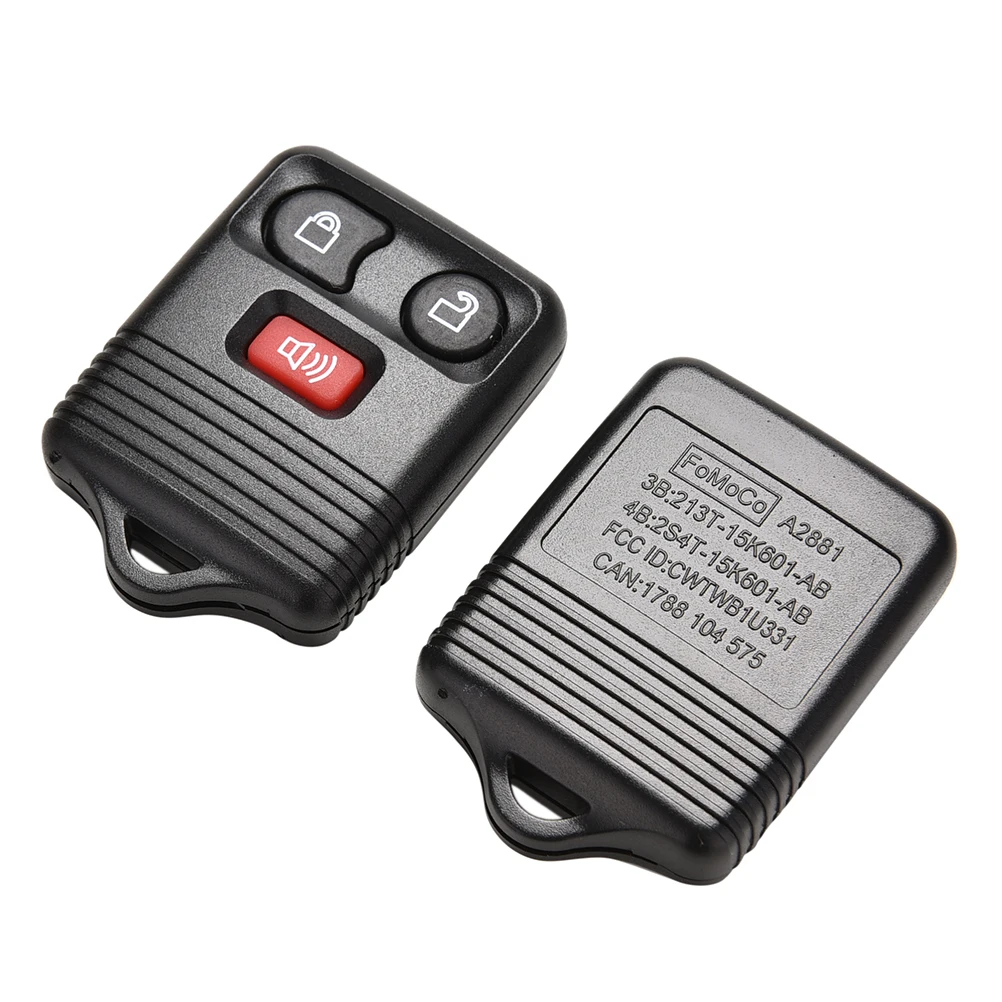 Новый дистанционный ключ 3 кнопки чехол Fob черный цвет комбинированный для ключей
