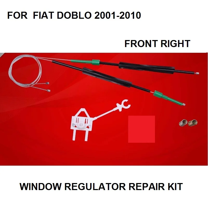 

FOR FIAT DOBLO ELECTRIC WINDOW REGULATOR REPAIR KIT FRONT-RIGHT 2001-2010 NEW