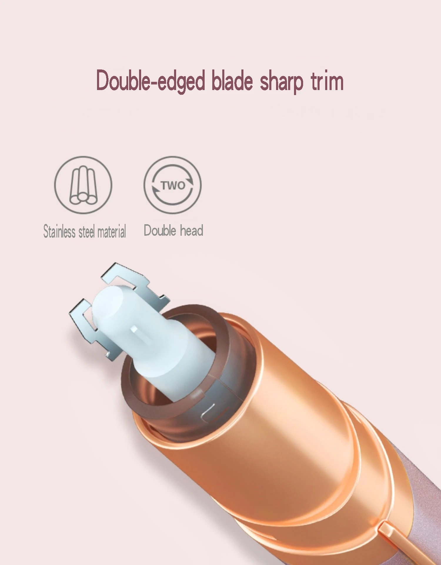 Триммер для бровей ручка автоматический эпилятор Электрический Женский