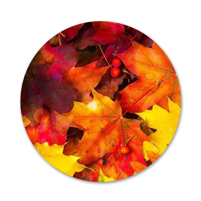 Осень кленовые листья декорации значок брошь заколка аксессуары для одежды