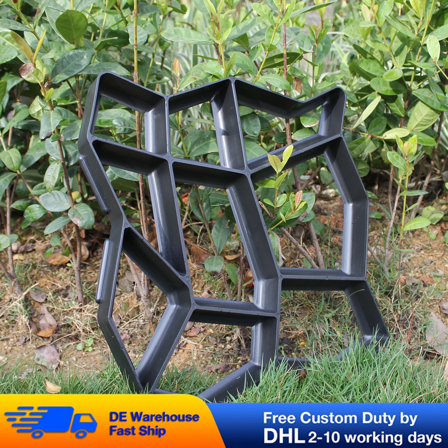 Форма для садовых дорожек сделай сам 42 5x42 5 см |