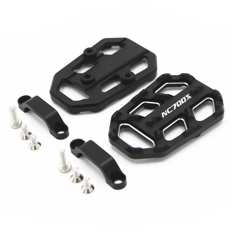 

Black Silver Aluminum Motorcycle Foot Pegs FootRests Footpegs for HONDA NC700 NC 700 NC750 NC 750 NC750X NC750 X NC750S NC750