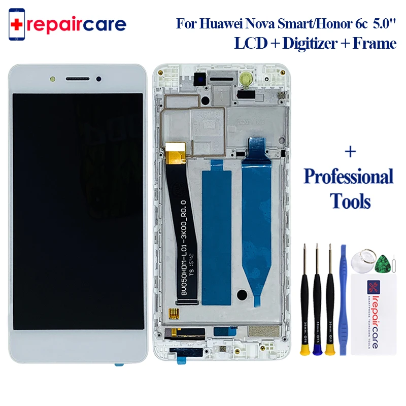 ЖК-дисплей и дигитайзер сенсорного экрана в сборе для Huawei Honor 6C DIG-L01 / Nova Smart DIG-L21HN