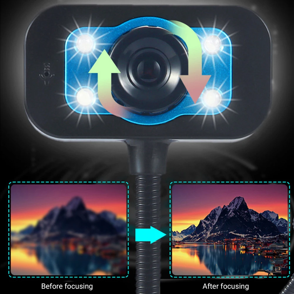 USB мини камера для видеоконференции встроенный микрофон Высококачественная