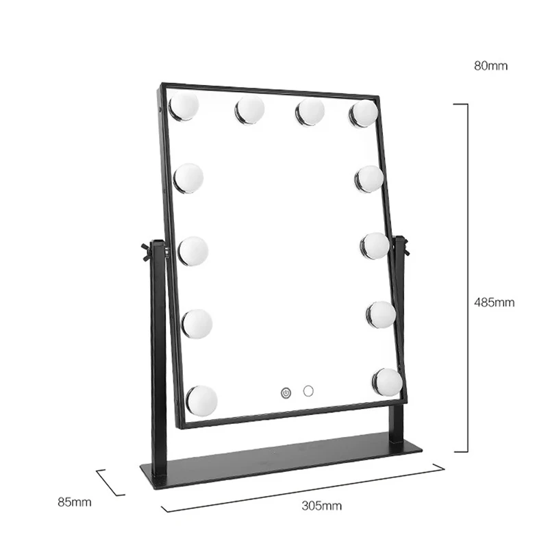 Светодиодная настенная лампа для зеркала макияжа светильник в голливудском
