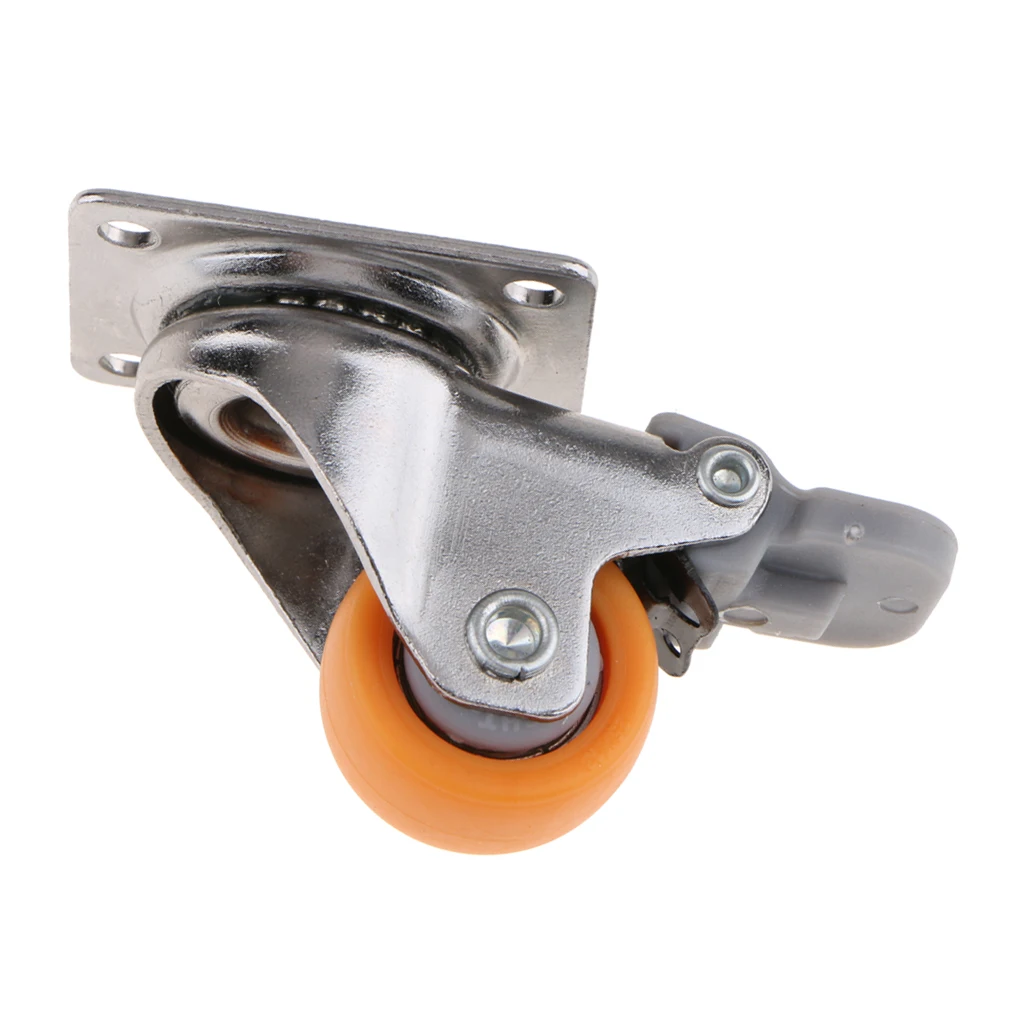 

Blesiya 1inch Industrial Swivel Caster Wheels 29lb Capacity Heavy Duty