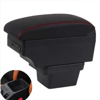 for chery tiggo 3x armrest box universal car center console modification accessories double raised with usb