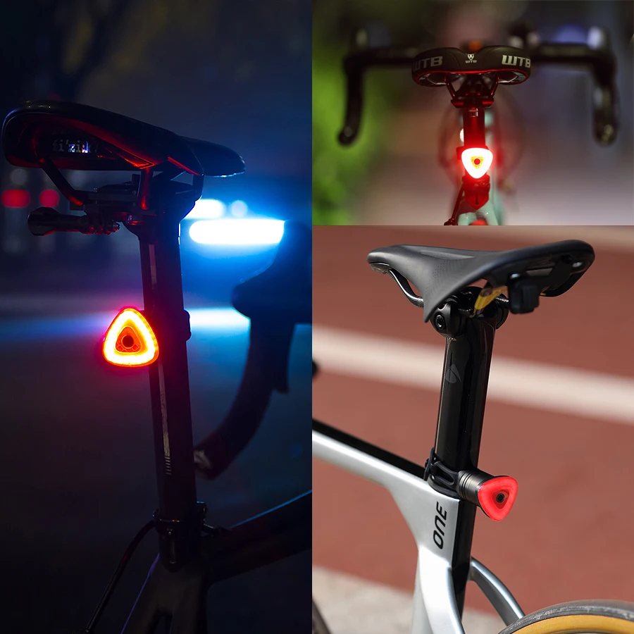

TWTOPSE Intelligent Bike Lights Brake Warning Automatic Sensing Cycling MTB Road Bicycle Tail Rear Light Lamp USB Accessories