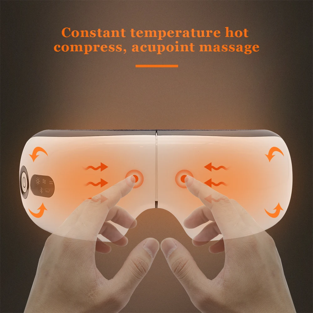 Умный массажер для глаз с подушкой безопасности и Bluetooth высокочастотный