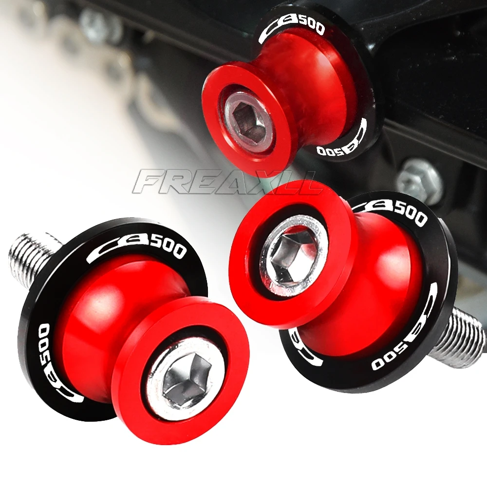 

FOR HONDA CB500F CBR500R CB500 F CB500X CB500 Motorcycle Swingarm Spools M8 Stand Screws CNC Aluminum Motorcycle Accessories